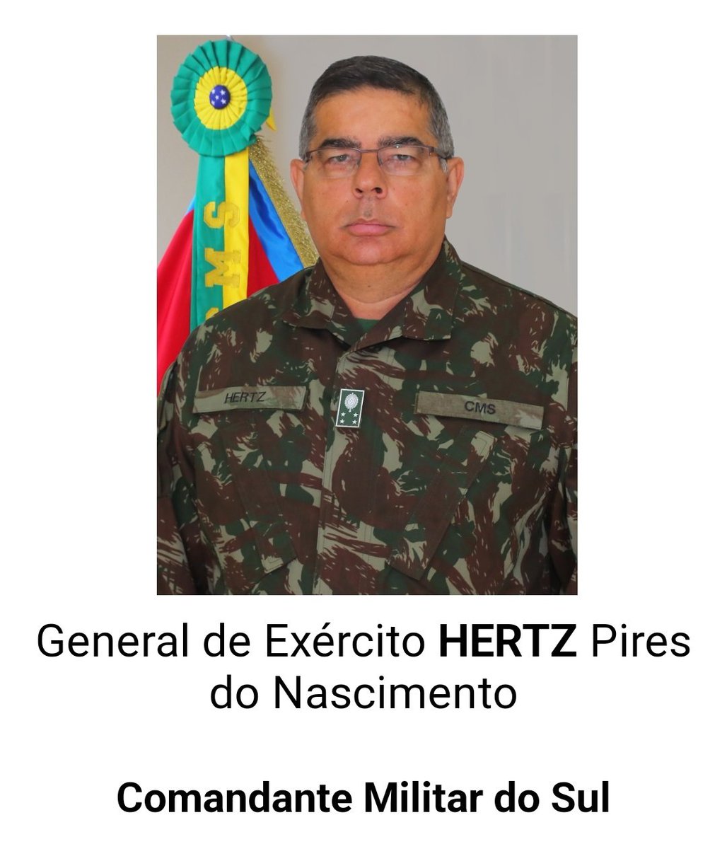 Esse é o general quatro estrelas HERTZ PIRES DO NACIMENTO, o CPF por trás da farda de comandante militar do Sul que até agora não fez nada pelo povo gaúcho.