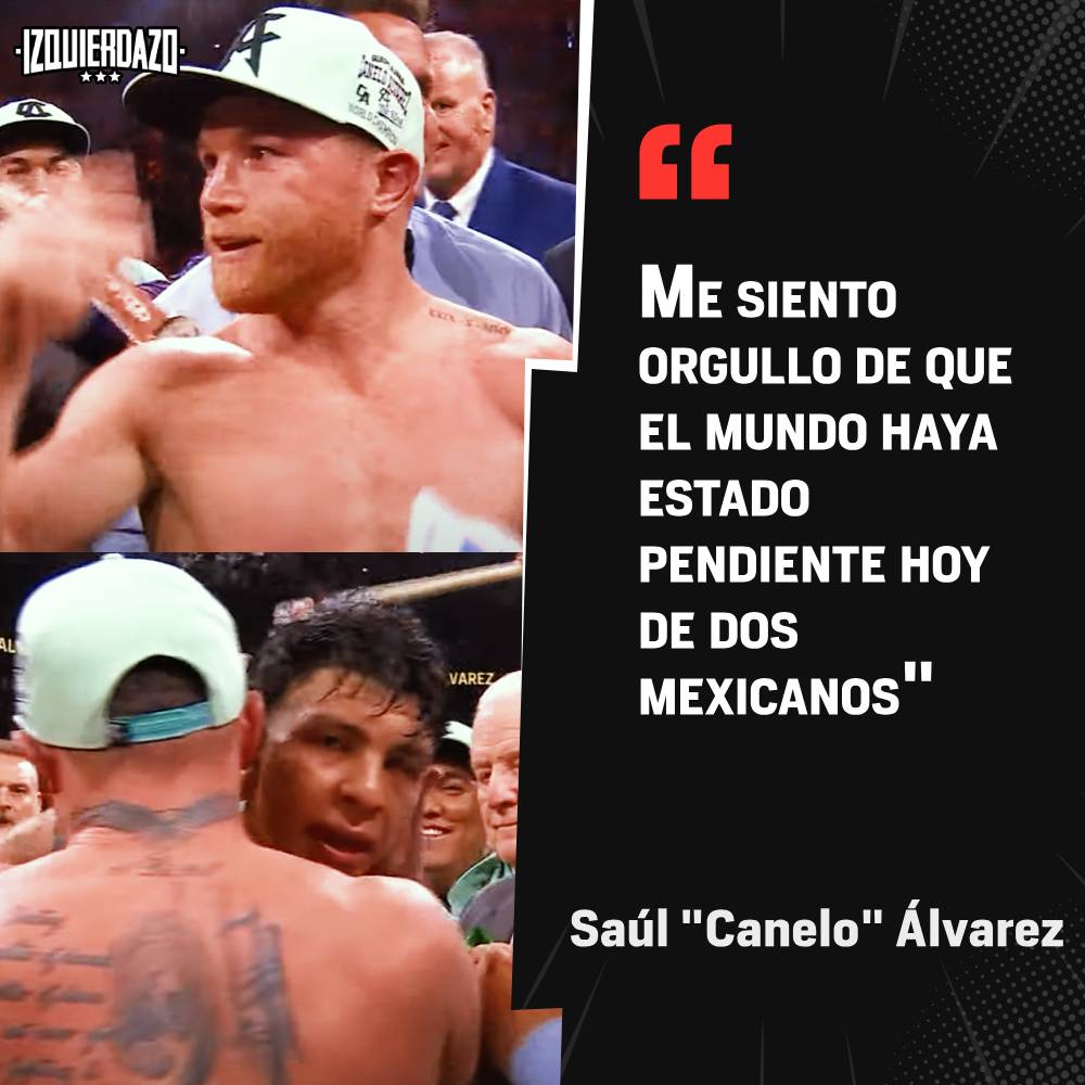 El mensaje de Canelo Álvarez que llena de orgullo al boxeo mexicano después de su pelea contra Jaime Munguía 🥊

#CaneloMunguia