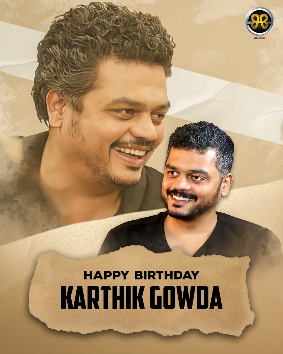 Sending birthday wishes to the passionate producer @Karthik1423. Here's to many more blockbuster projects ahead! #HappyBirthday @crbobbymusic #ABBSStudios