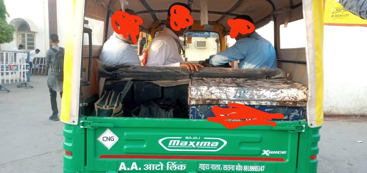AIGC.STA.WCR (@aigcsta) on Twitter photo सतना लॉबी में कार्यरत रनिंग कर्मचारियों को लाने ले जाने के लिए ,जीप/चार पहिया वाहन की जगह पिछले 5 दिनों से ऑटो बुक किया जा रहा है ,जिससे कर्मचारियों की सुरक्षा के साथ समझौता एवं रेलवे कर्मचारियों की गरिमा पर प्रश्न चिन्ह उठ रहा है। कृपा करके उचित कार्यवाही करें। <a href="/drmjabalpur/">DRM JABALPUR</a> सतना लॉबी में कार्यरत रनिंग कर्मचारियों को लाने ले जाने के लिए ,जीप/चार पहिया वाहन की जगह पिछले 5 दिनों से ऑटो बुक किया जा रहा है ,जिससे कर्मचारियों की सुरक्षा के साथ समझौता एवं रेलवे कर्मचारियों की गरिमा पर प्रश्न चिन्ह उठ रहा है। कृपा करके उचित कार्यवाही करें। <a href="/drmjabalpur/">DRM JABALPUR</a>