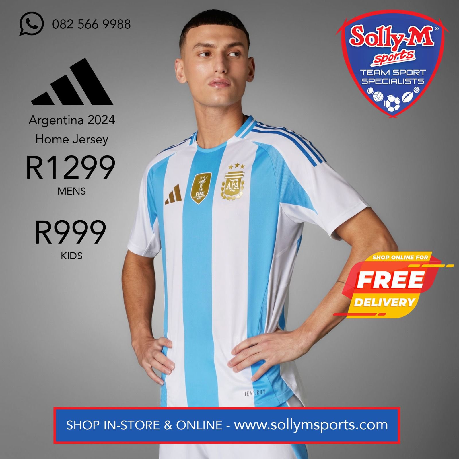 Solly M Sports on X adidas Argentina home jersey available in store online at https t oWHAqblrtw with free delivery adidasfootball adidas Argentina sollymsports https t rNAtRNH8sq X