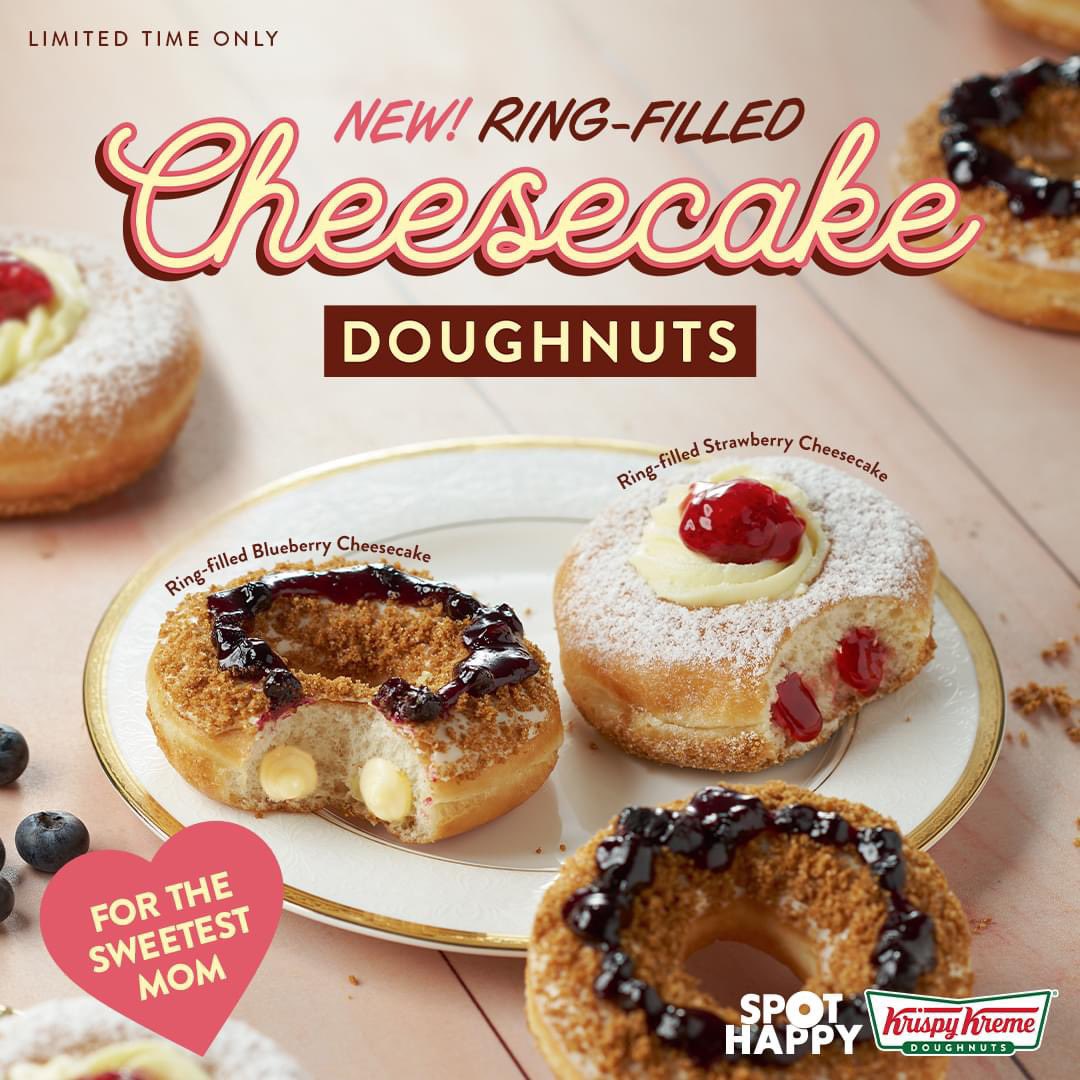 Celebrate the woman of our lives with @KrispyKremePH’s New Mother's Day Ring-filled Cheesecake Doughnuts! 👩🏻‍🦰

Pomo is available from May 3 to 17, 2024 only. Visit Krispy Kreme at the G/F today! 🍓🍰

#FunInTheFinds #iLoveMarketMarket