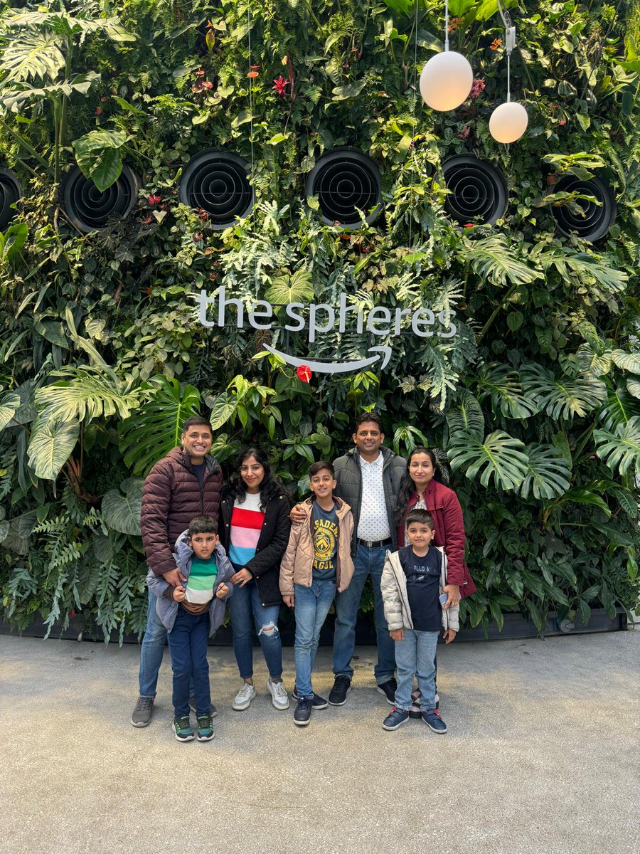 .@JeffBezos it was a thrilling experience visiting the sphere Hats off to you sir bringing life saviors to life ie plants is a tremendous job my kids were really thrilled to watch such