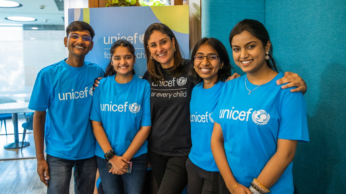 Representing children from across India, we’re delighted to announce the appointment of UNICEF India’s first Youth Advocates.

Gauranshi Sharma, Kartik Verma, Nahid Afrin and Vinisha Umashankar will work closely with UNICEF India, being a strong voice for children and youth and