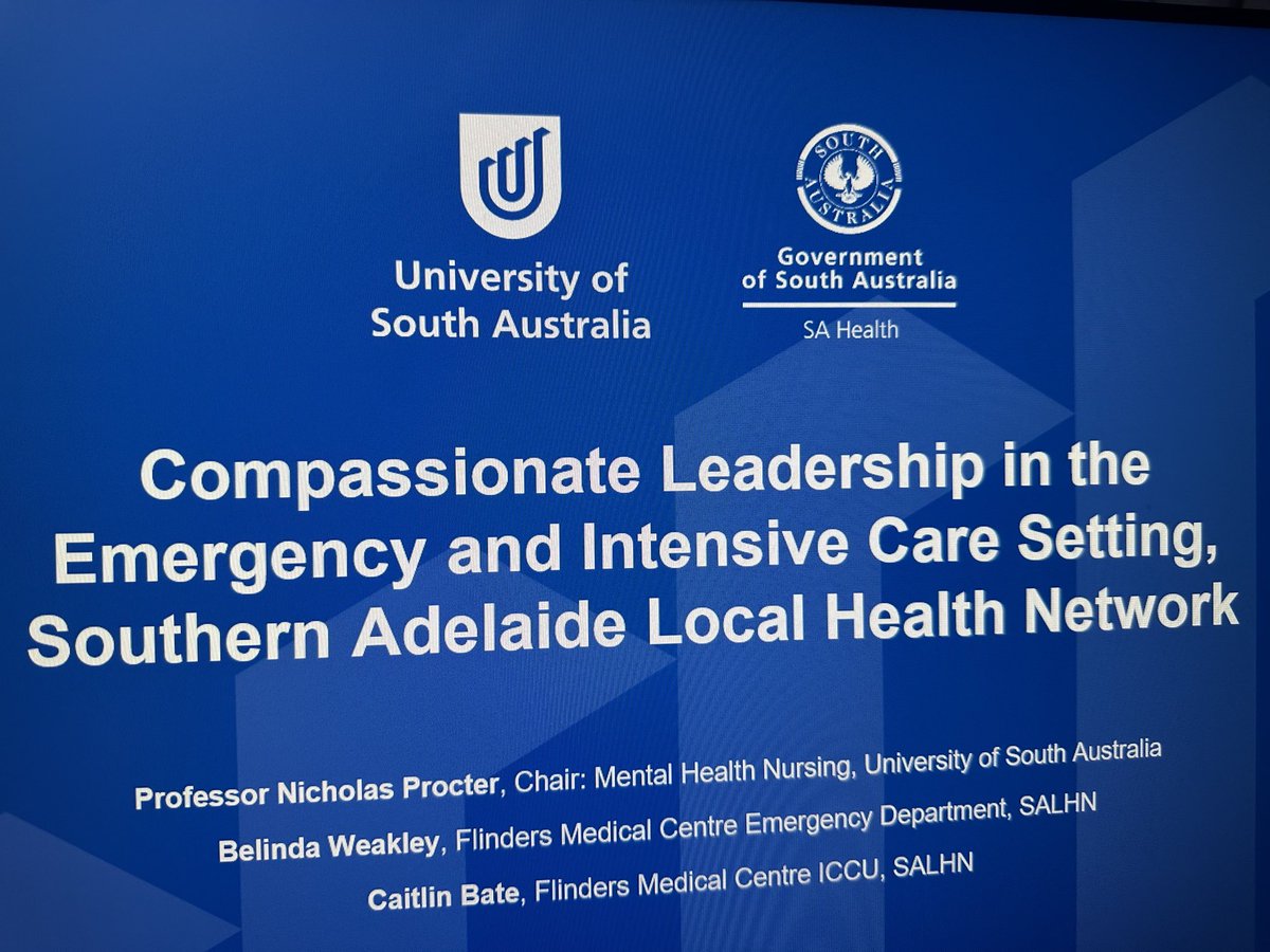 We are privileged to be side-by-side with ⁦⁦@SAHealth⁩ nurses sharing experiences of leadership, support, compassion and self-care. #ED #ICU #mentalhealth