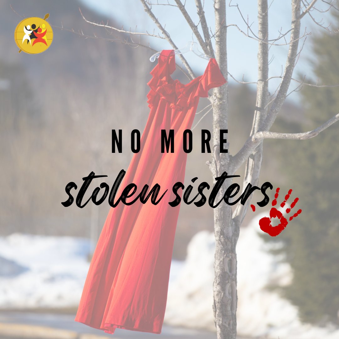 May 5th is #RedDressDay. Today we honour all of the #women, girls & gender diverse people taken from us. We hold space for their names to be spoken, their stories to be heard & for the grief that this day brings. For change & for healing, today we wear red. ❤ #mmiw #mmiwg2s