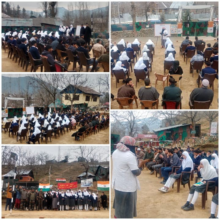 INDIAN ARMY IN COLLABORATION WITH THE GOVT HEALTH DEPT ORGANISED “AWARENESS SEMINAR ON DRUG DE-DEADDICTION OF YOUTH ON THE OCCASION OF NO SMOKING DAY” AT KRUSAN, LOLAB, DISTRICT KUPWARA.
#progressingJK#NashaMuktJK #VeeronKiBhoomi #BadltaJK #Agnipath #Agniveer #Agnipathscheme