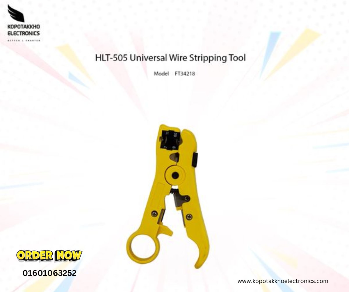 📷📷 Upgrade your cable game with our Universal Network Cable Stripper Cutter Stripping Pliers Tool!  📷
#CableTool #DIY #TechEssentials #KopotakkhoElectronics #Gadgets #Electronics #TechDeals #LatestTech #TechObsessed #MustHaveTech #UpgradeYourLife #TVs #Gaming #MovieNight #Head