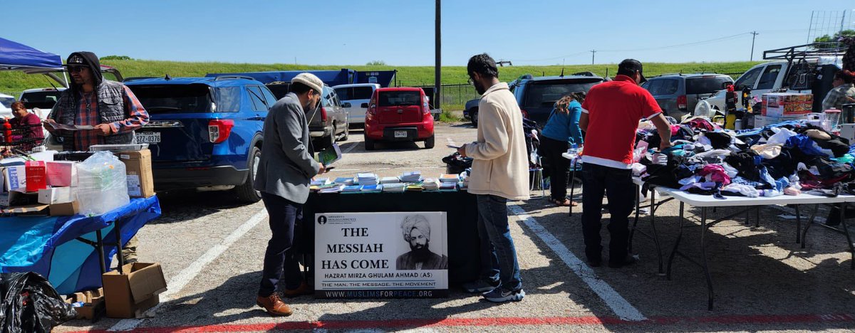 Some Tabligh action earlier in April, spreading the message of Islam!