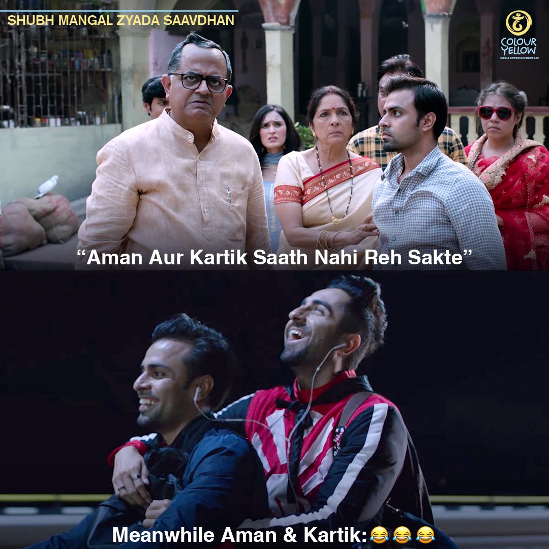 Laughing through the chaos of life like a pro 🤞😉 #CYPPL #AanandLRai #TanuWedsManu #AnActionHero #ShubhMangalZyadaSaavdhan #WorldLaughterDay #Topical #TopicalSpot #IndianCinema #Bollywood