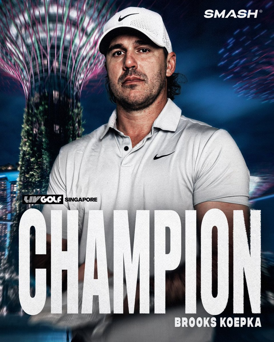 officialokgc's tweet photo. W Secured, let’s go BROOKSYYY 🏆

#smashgc #livgolf #brookskoepka https://t.co/6uz1OXAUAW