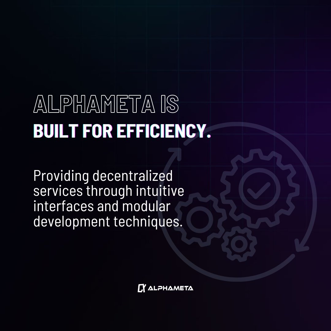 AlphaMetaNet's tweet photo. Discover the simplicity, scalability, and transparency embedded in AlphaMeta's system logic design!

The streamlined architecture and modular approach empower users to seamlessly interact with AlphaMeta, maximizing the benefits of its decentralized offerings. https://t.co/cAroN6FqBe