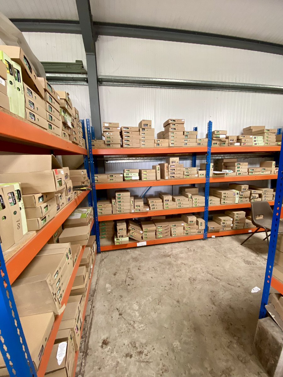 Day 5, and the space for today is in the packing barn. It’s where the herb orders come once they’ve been picked, to be tidied up & labelled before heading off. We have our own range of labels so that everything has the info you need, & spares. Lots of spares! #GardeningTwitter