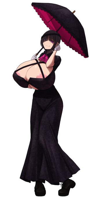 長身キャラの全身画はぱっと見そんなデカさが目立たないけどよく見るとやっぱりデカい効果があります 