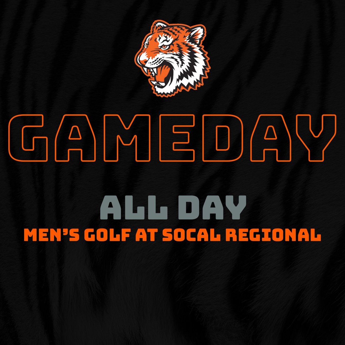 Men's Golf is up early for the first day of the SoCal Regional! 🐯 #TheCommunitysCollege