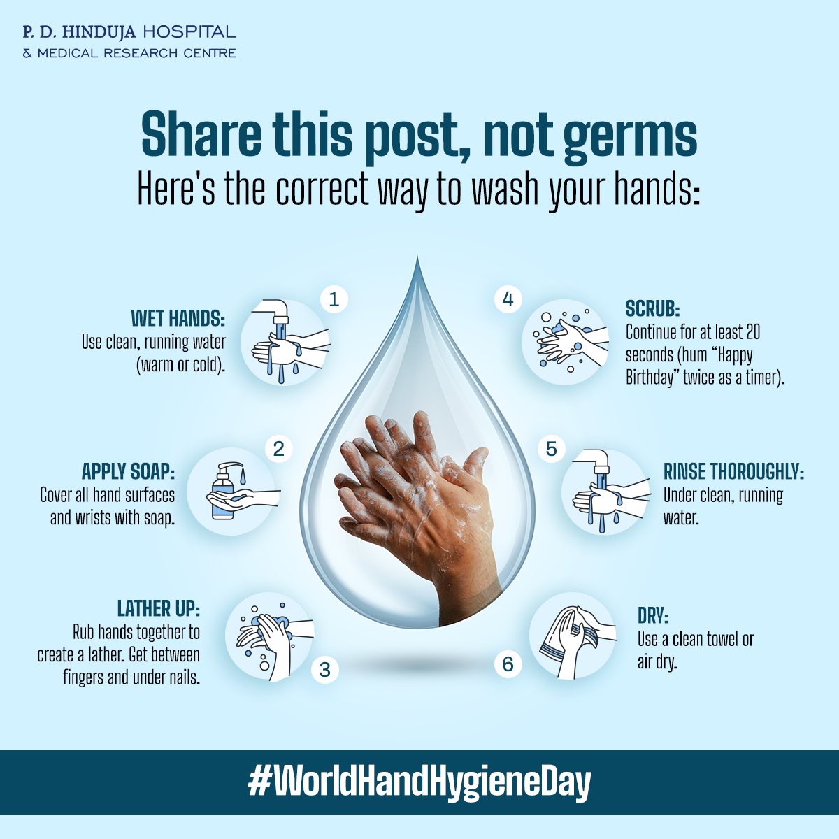 This World Hand Hygiene Day, let's raise our clean hands high! ðŸ™Œ Clean hands save lives, so let's scrub in for a healthier tomorrow! 👐🏻 #PDHH #QualityHealthcareForAll #WorldHandHygieneDay #CleanHandsSaveLives