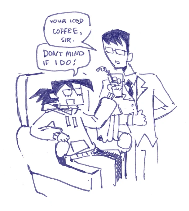 i rlly like the vids of guys dressing up like butlers and making tasty drinks 