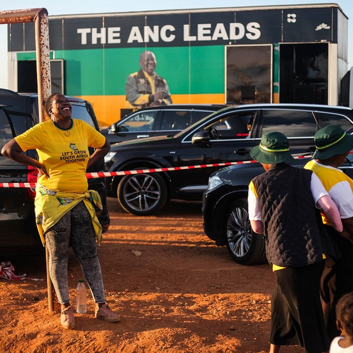 Sums it up. *Old pic 
Also, no human on this planet should be ok with wearing yellow and green leather.  Ramaphosa in Cape Town slating WC processes but got here via Aladdin's carpet from Germany and discussing possible flushy loos whilst only knowing the softness of aloe 3ply.