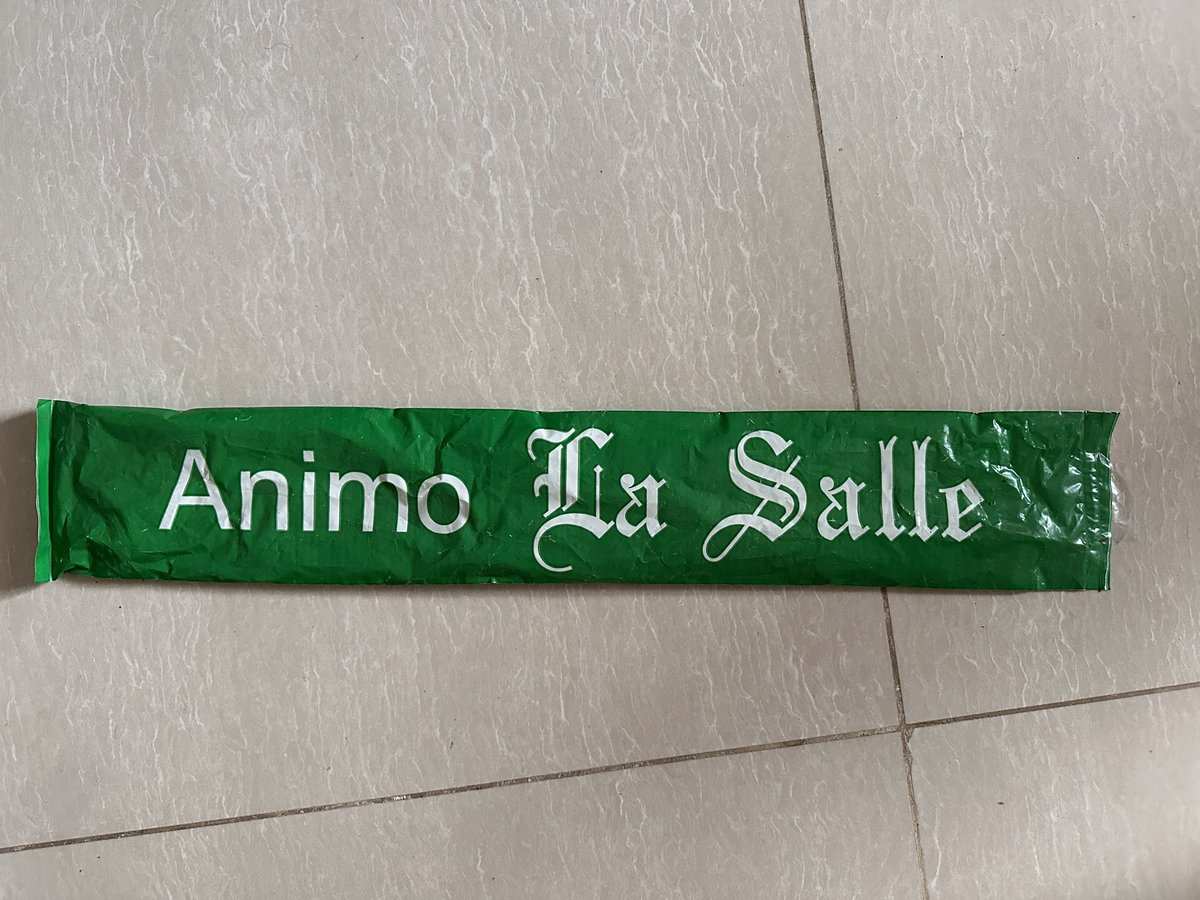 My clapper from Season 85 kaso deflated na. 😂💚🏹

LFG, #TeamBahay! 😂😂😂

#ReverseTheCurseDLSU 
#UAAPFinalFour 
#UAAPSeason86 
#UAAPVolleyball 
#AN1MO