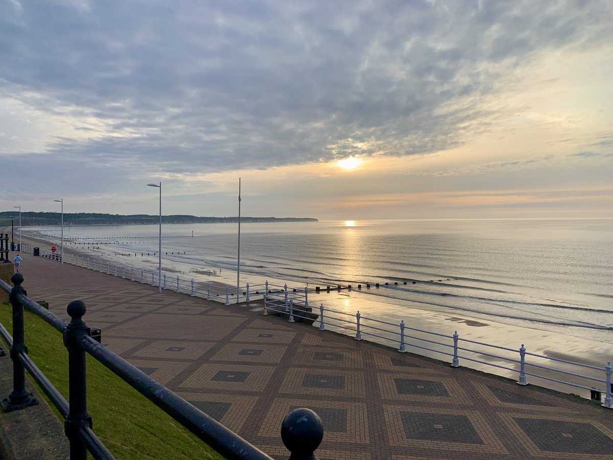 Well, knackered though I am, that dawn chorus was amazing. So, it has to be said, is returning to this view. Bridlington, you are amazing.