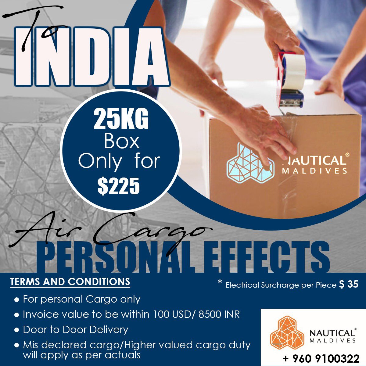 TTSGRPMALDIVES's tweet photo. Male to India Personal Effects #TTSGMaldives #Logistics #Shipping #Travel #Liner https://t.co/TFk2uY0rLw