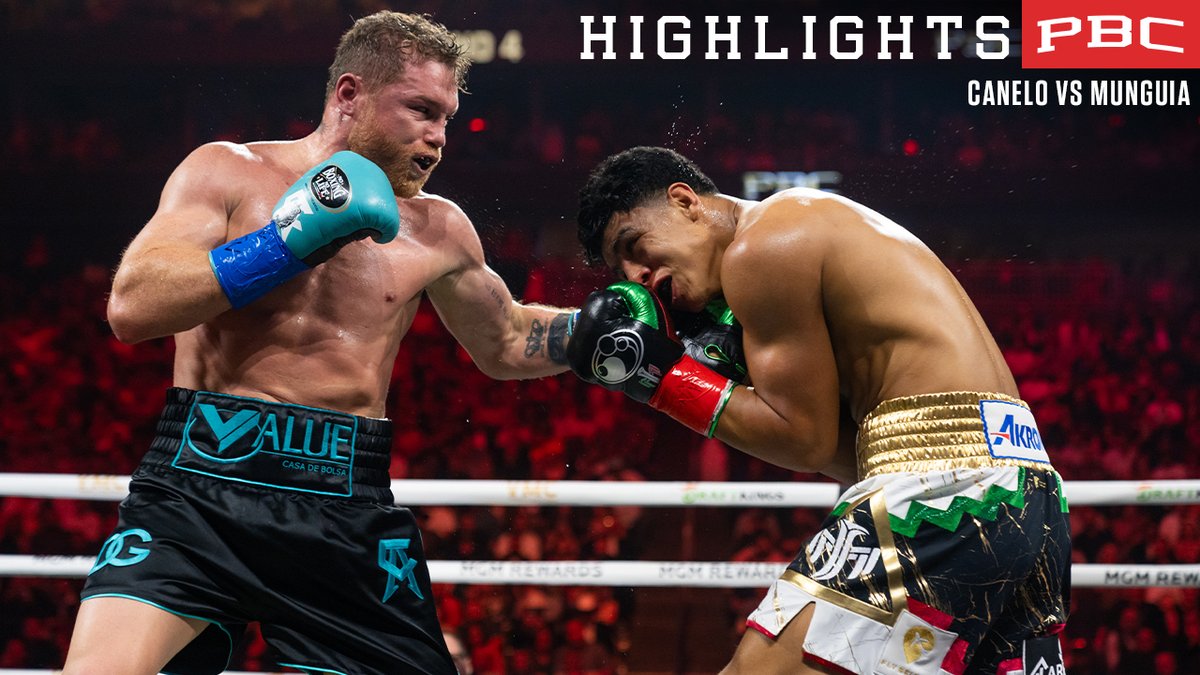 📺 Watch the #CaneloMunguia full fight highlights NOW: youtu.be/R5MfexeJZLk