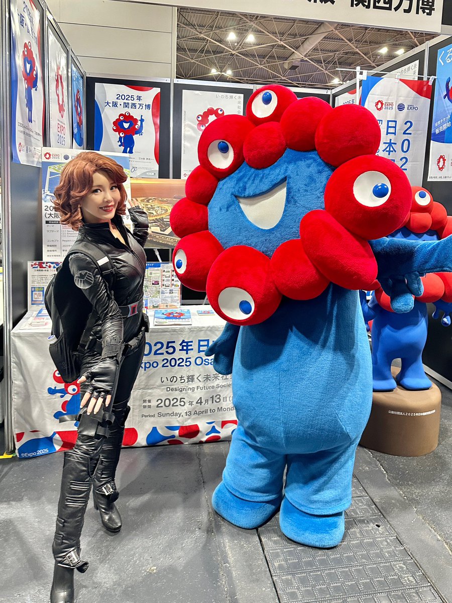 昨日は大阪コミコンへ 初めてみゃくみゃくくんグリしたよー💙❤️ 今日のろくなな日記はおやすみします🤫