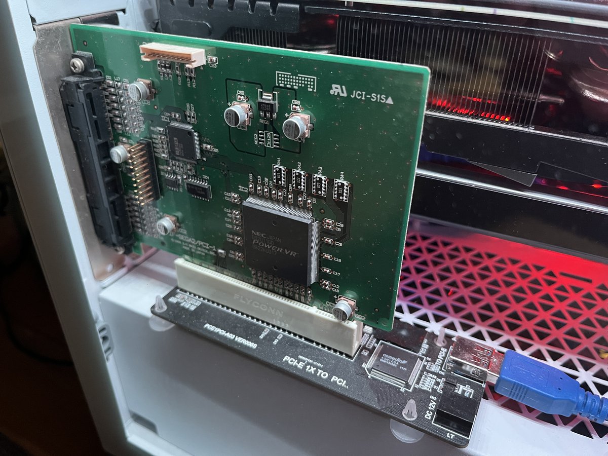 kurohaneworks's tweet photo. [固定] IF-SEGA(2L)/PCI 64Bit版Windows用ドライバをあぷろさんの所で公開中です。
PCIバスが無くてもPCIe x1から変換でも動くので安心。
https://t.co/MGL3Lzh4v5
　
※最近のWindows11はメモリ整合性をOFFにしないとインストールできないようです https://t.co/rQmYzwiNCg
