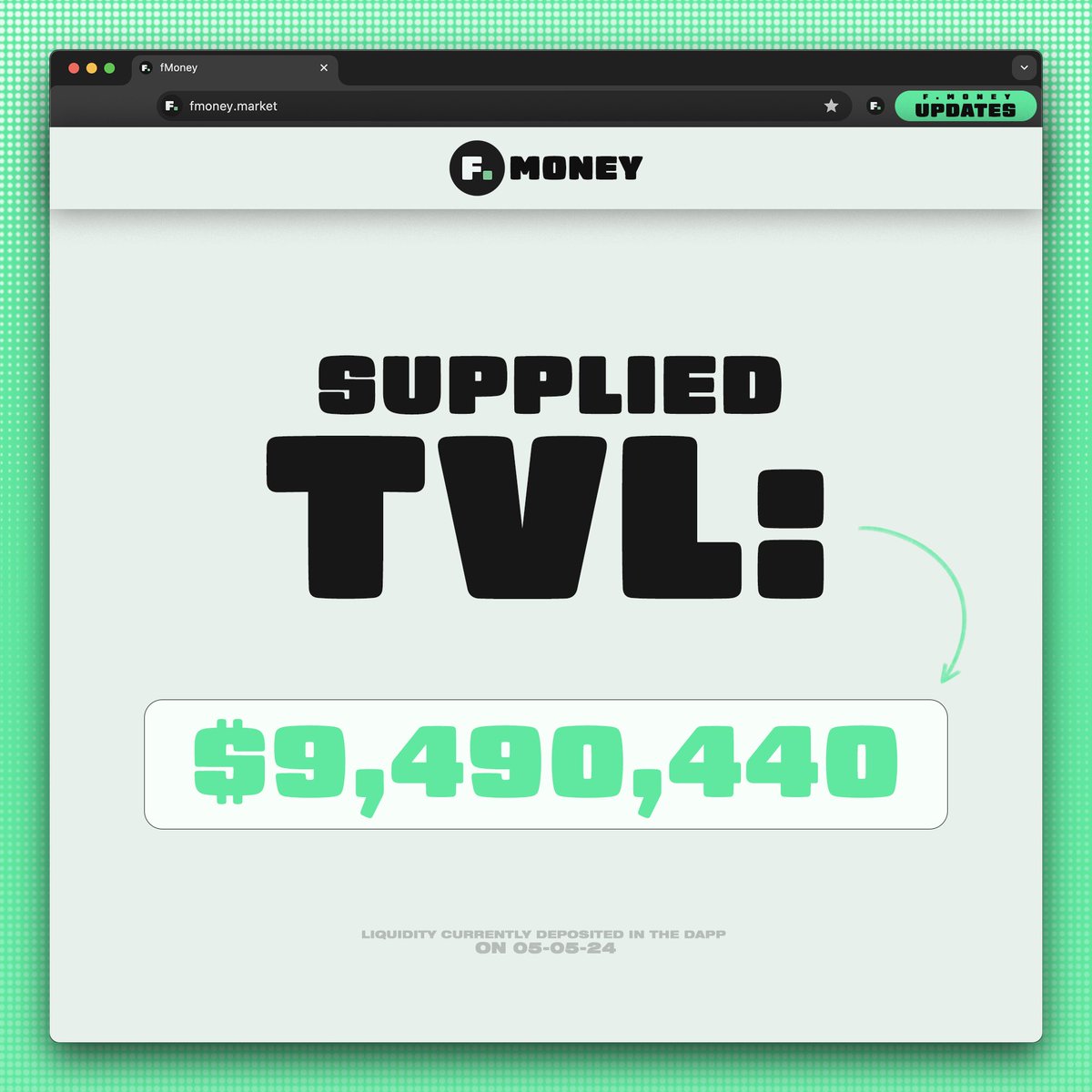 📈 We are getting closer and closer to the $10M Milestone in Supplied TVL...👀 $FTM $fBUX