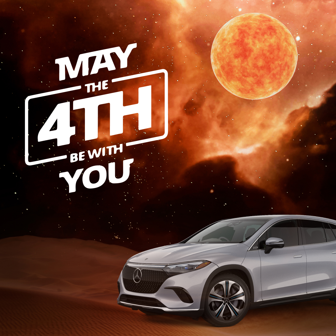 Harness the power of the Force this May 4th at Mercedes-Benz of Laguna Niguel. Like the legendary starfighters, our vehicles are engineered for precision and power. Swing by for a test drive and feel the thrill!