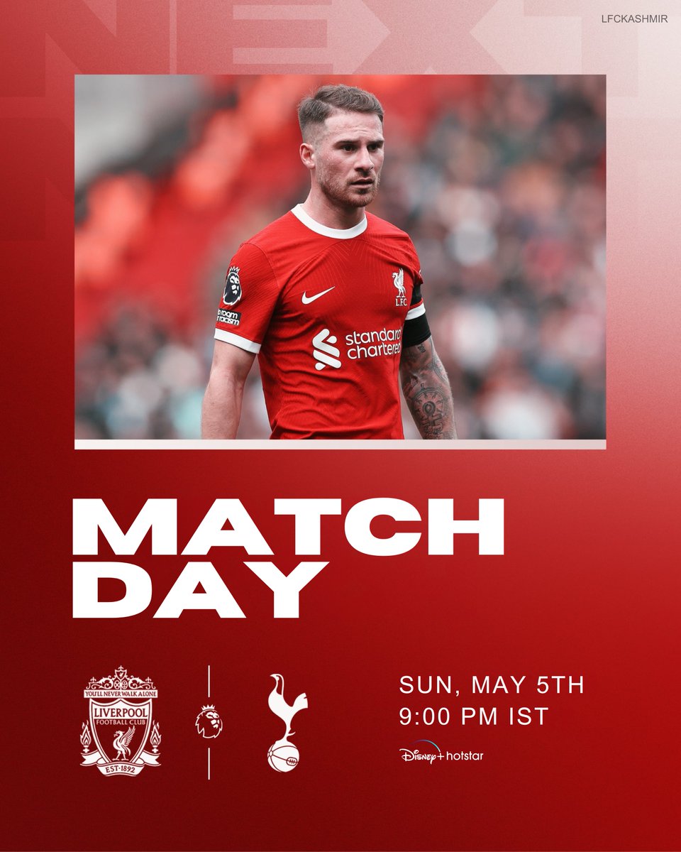 🔴 M A T C H D A Y 🔴

Back at Anfield 🔜

#LIVTOT