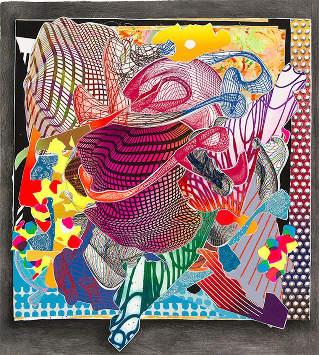 Farewell today to the American artist Frank Stella (1936-2024), whose colourful geometric work became ever more complex through the years, heavily inspired by jazz music