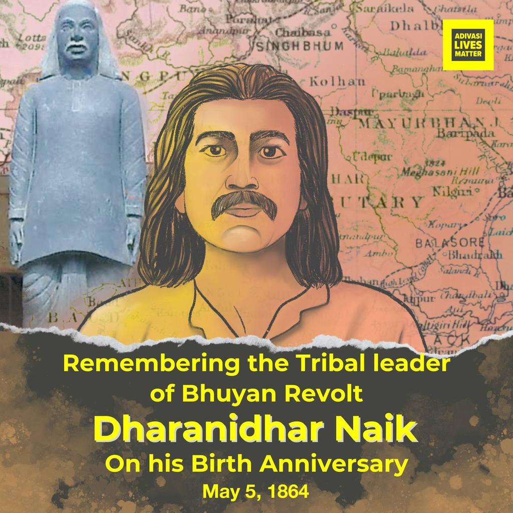 Remembering the great tribal freedom fighter of Odisha Dharanidhar Naik on his birth anniversary. Dharanidhar Naik is known for his leadership in the Bhuyan revolt or Bhuyan Meli of Keonjhar, against the British and Royal throne. #DharanidharBhuyan #Bhuyan
