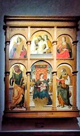 #arte #art #photography #photo #foto #fotografia Ascoli Piceno Pinacoteca Civica Cola dell'Amatrice (1480 o 1489-1547 o 1559) Trittico di Piagge 📷 mia