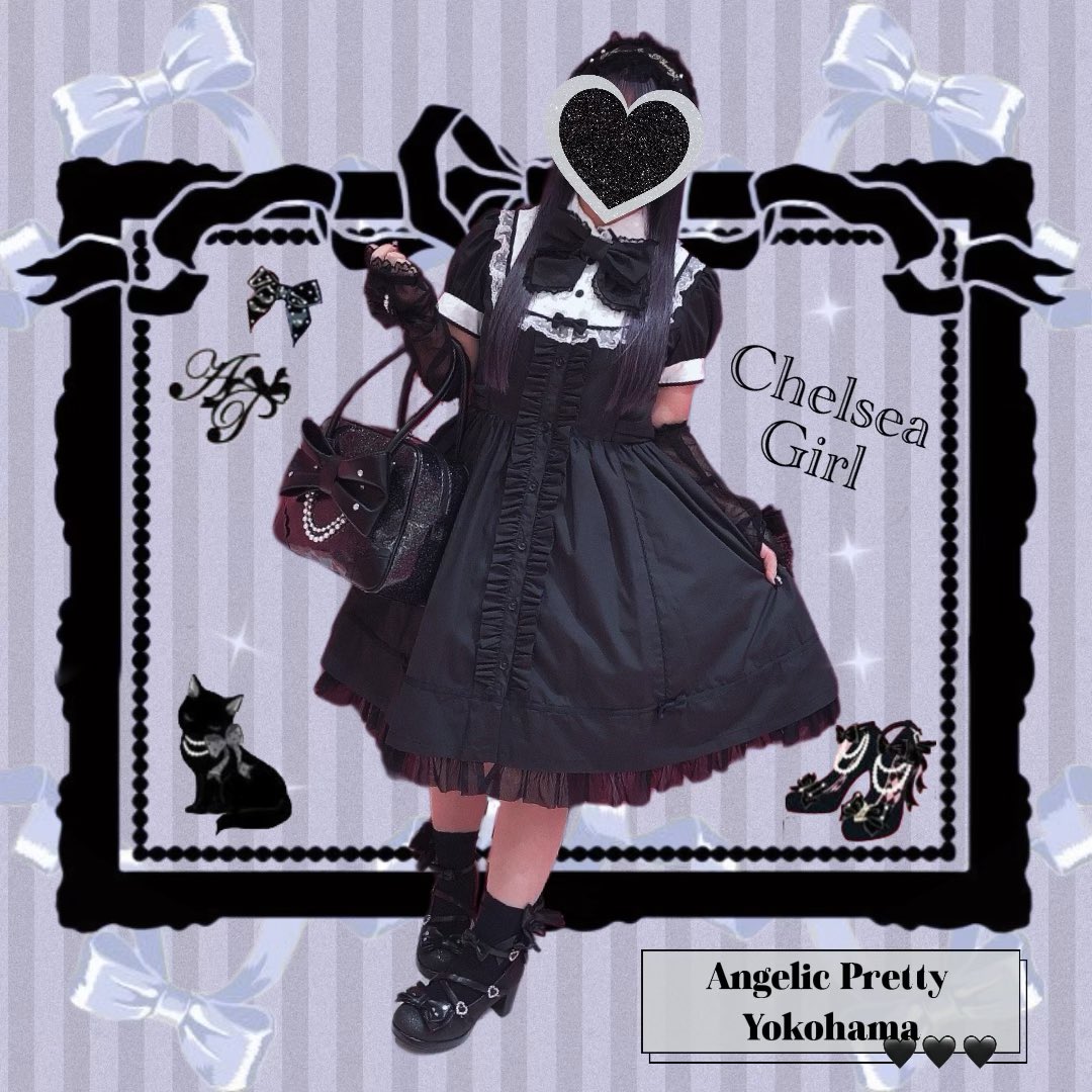 Angeric Pretty Fancy Candy JSK 黒セット