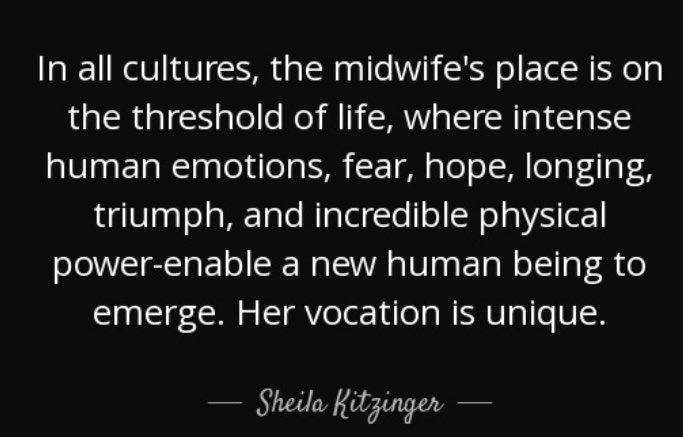 Happy International Day of the Midwife 2024. #IDM2024 No lengthy message from me this year, just sharing this quote that pretty much summarises the essence of midwifery. I continue to be proud to serve as a midwife and to work alongside the most amazing team of midwives.
