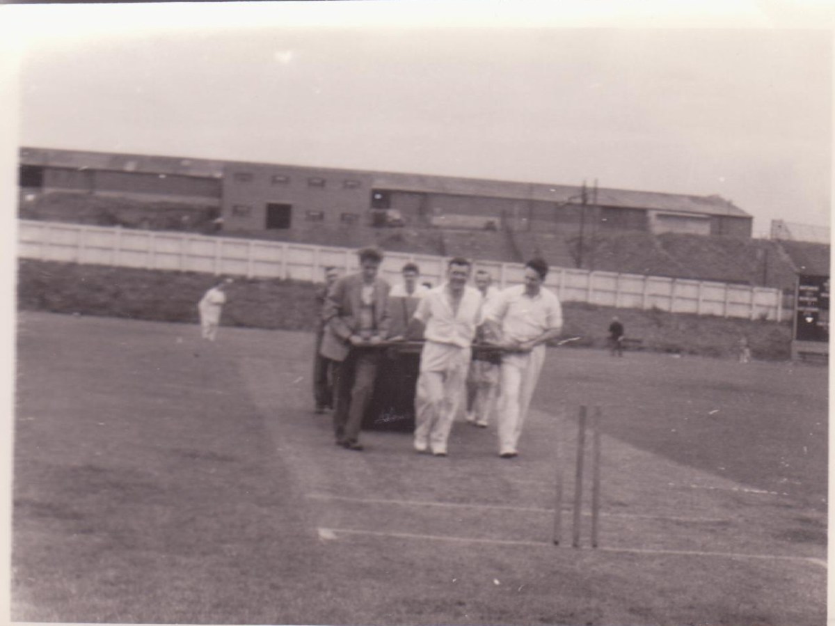 The New Peacock Cricket ground, Elland Road. Unsure of the year.