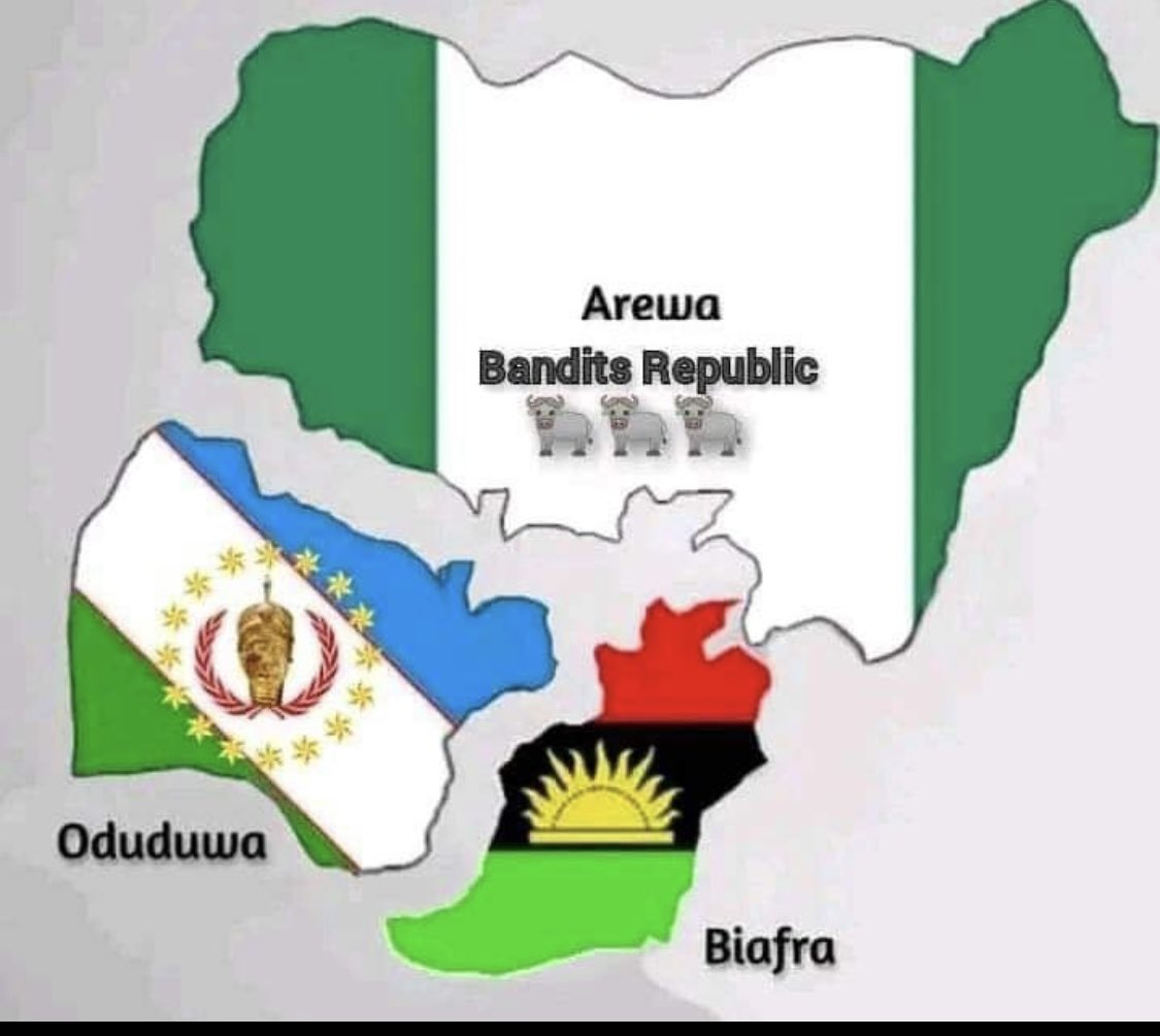 We Aren’t One People:

A nation divided, a people fragmented. 

We aren’t one people, but a collection of individuals with differing beliefs, values, & interests.

We’re Igbo, Hausa & Yoruba. The illusion of Forced Unity has been shattered, revealing a harsh reality.

#EndNigeria
