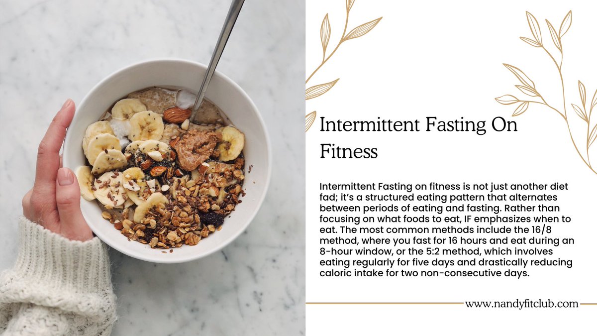 Intermittent fasting on fitness...
Read more: nandyfitclub.com/2024/02/11/int…
#fitness #fitnessgirl #foodismedicine #healthylifestyle #HealthyDiet #HealthyLiving #fitnessgirls #Diet