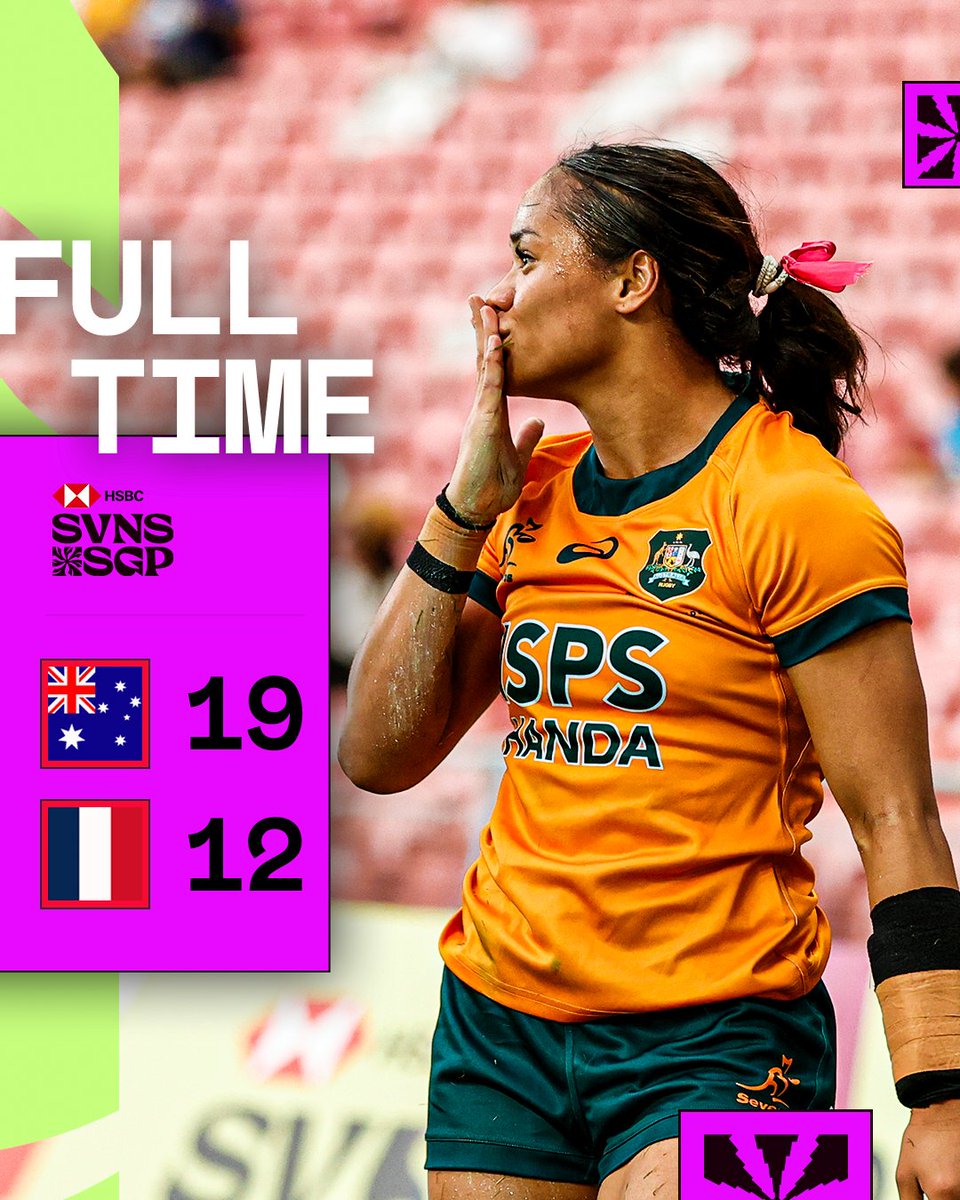 The stakes could not be higher 🤯 @Aussie7s will face New Zealand in a winner-takes-all final and we CAN'T WAIT 🤤 #HSBCSVNS | #HSBCSVNSSGP