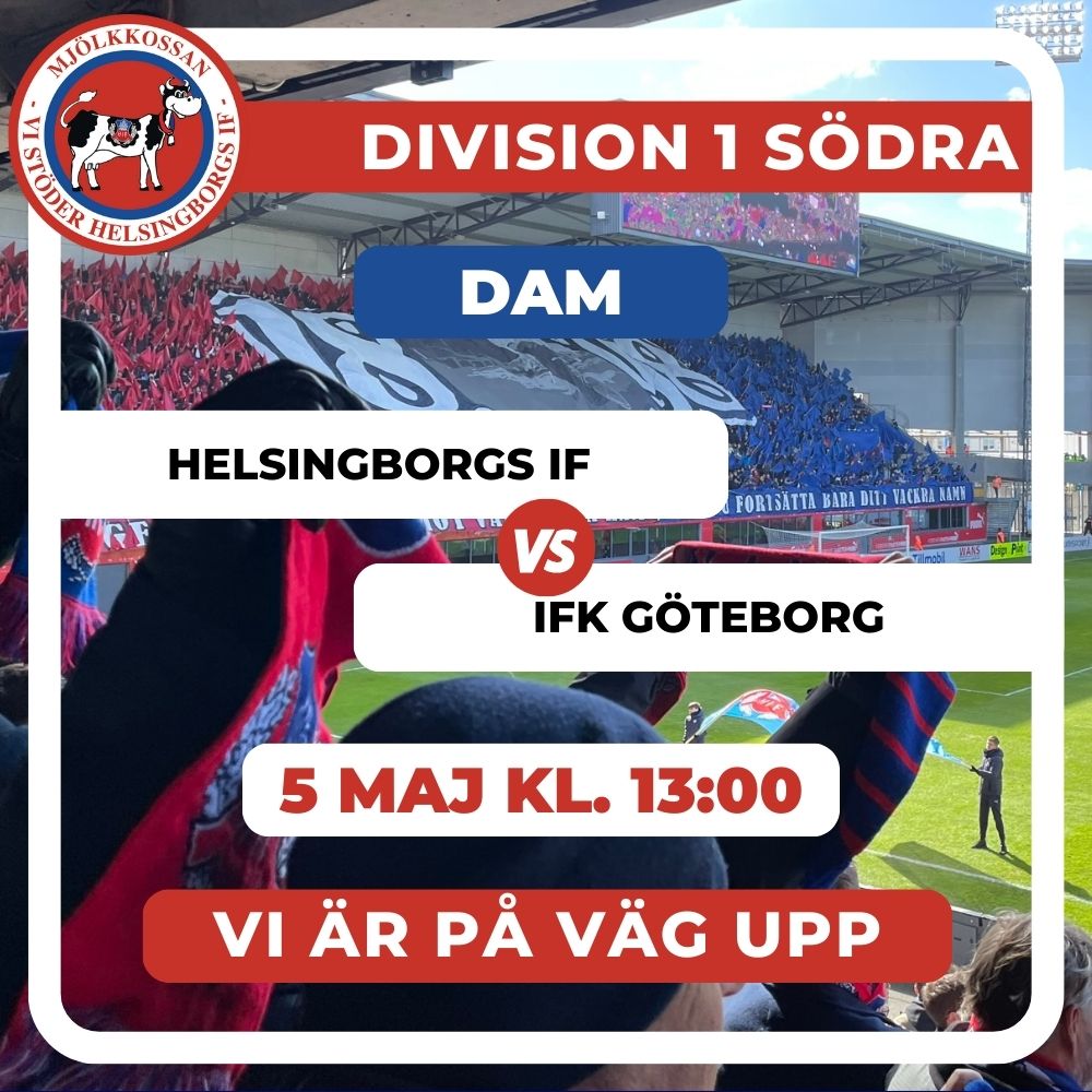 Hemmamatch på Olympia! Våra damer är redo att ta emot IFK Göteborg. Kom och var en del av deras framgångssaga!

#viärpåvägupp
#mjölkkossan #mjolkkossan #hif #division1