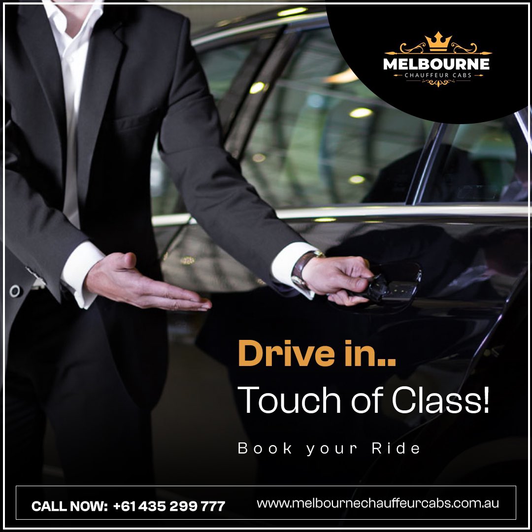 Need a reliable ride? Look no further! 🚗 Book your next chauffeur ride with Melbourne Chauffeur Cabs for a comfortable and stress-free journey. Whether it's for a special occasion or just getting around town, our professional service has you covered. Sit back, relax, and let