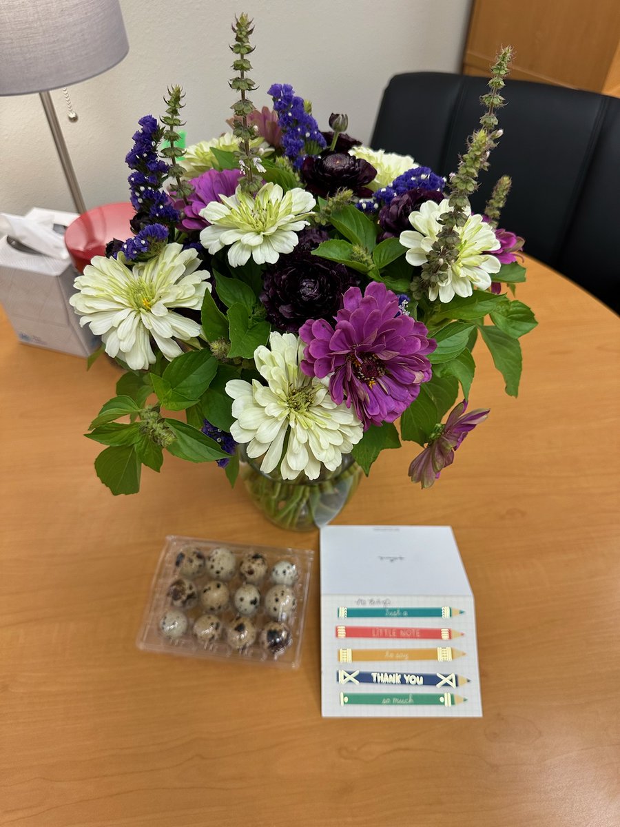 Thank you @SeguinISD Health Services department for my beautiful flowers/gift. I am truly blessed to work alongside such caring people who love and support our #MatadorFamily. 🤗💛#ItTakesAVillage #1Heart1Seguin