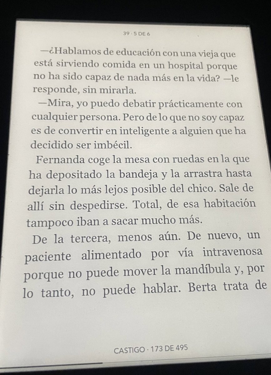 En el último libro de @CarmeChaparro #CASTIGO se cuela un paciente hospitalizado con #NPT. Es el tratamiento nutricional indicado en este tipo de fracturas si no se puede colocar una sonda para #NE. Dando visibilidad a la nutrición clínica 👏🏼👍😃 @NutriSeen @NutricionCHN