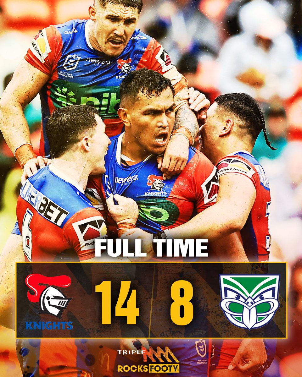 The Knights grit out a tough win in wet and wild conditions ⚔️🌧️
