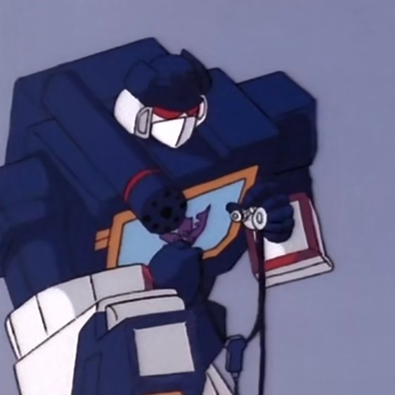 My man is literally called Soundwave and he has to use a stethoscope on the wall to spy. 💔