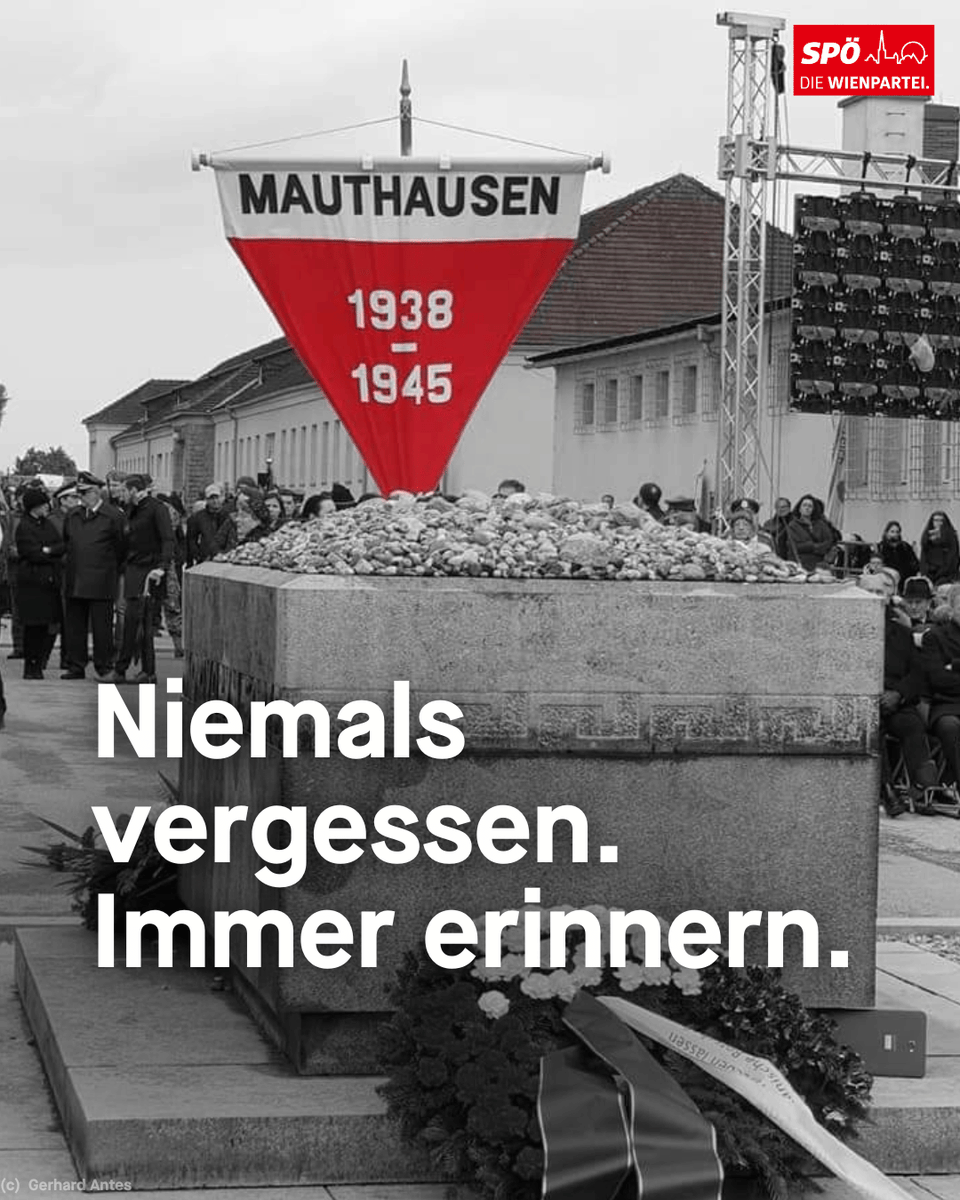 Am 5. Mai 1945 wurde das Konzentrationslager Mauthausen befreit. Der Tag mahnt uns bis heute, vehement gegen Antisemitismus, Rassismus und Rechtsextremismus aufzutreten und die Demokratie zu verteidigen. Nur die Sozialdemokratie sorgt für Frieden und soziale Sicherheit!✊🌹