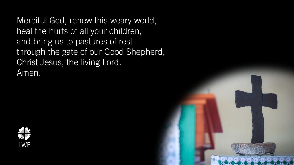 Merciful God, renew this weary world, and bring us to pastures of rest through the gate of our Good Shepherd, Christ Jesus, the living Lord. Amen. Lord, we entrust to you the people and churches in #India, #Pakistan and #SriLanka. #Easter #CommunionPrayer