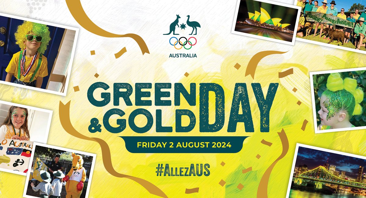 We have lots of fun, child-friendly ways to bring the #Paris2024 Olympics into the classroom, and home.

🎨 Olympic Village Art
✏️ #TeamAUS Olympic School Resources
🤸🏻‍♀️ #HaveAGo Olympic Challenge
💚 Green & Gold Day

Get involved 👉 teama.us/SchoolsPrograms

#AllezAUS | #Paris2024