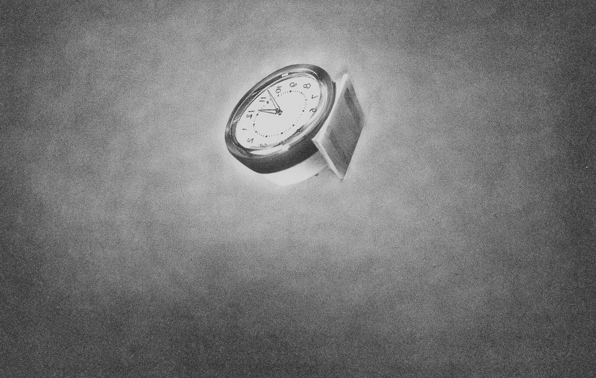 Clock, by Ed Ruscha #Clock #EdRuscha #Popart #fineartshadows #fineart #shadows #blackandwhite #conceptualart #conceptualism #art #artsy #artist #artwork #artsanity #artcurator #artoftheday